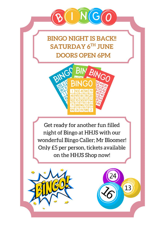 Bingo Night 6th June