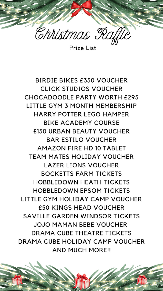 Christmas Fair Raffle Tickets